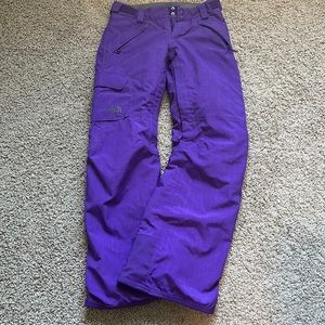 The North Face Purple Ski Pants Extra Small Worn Once